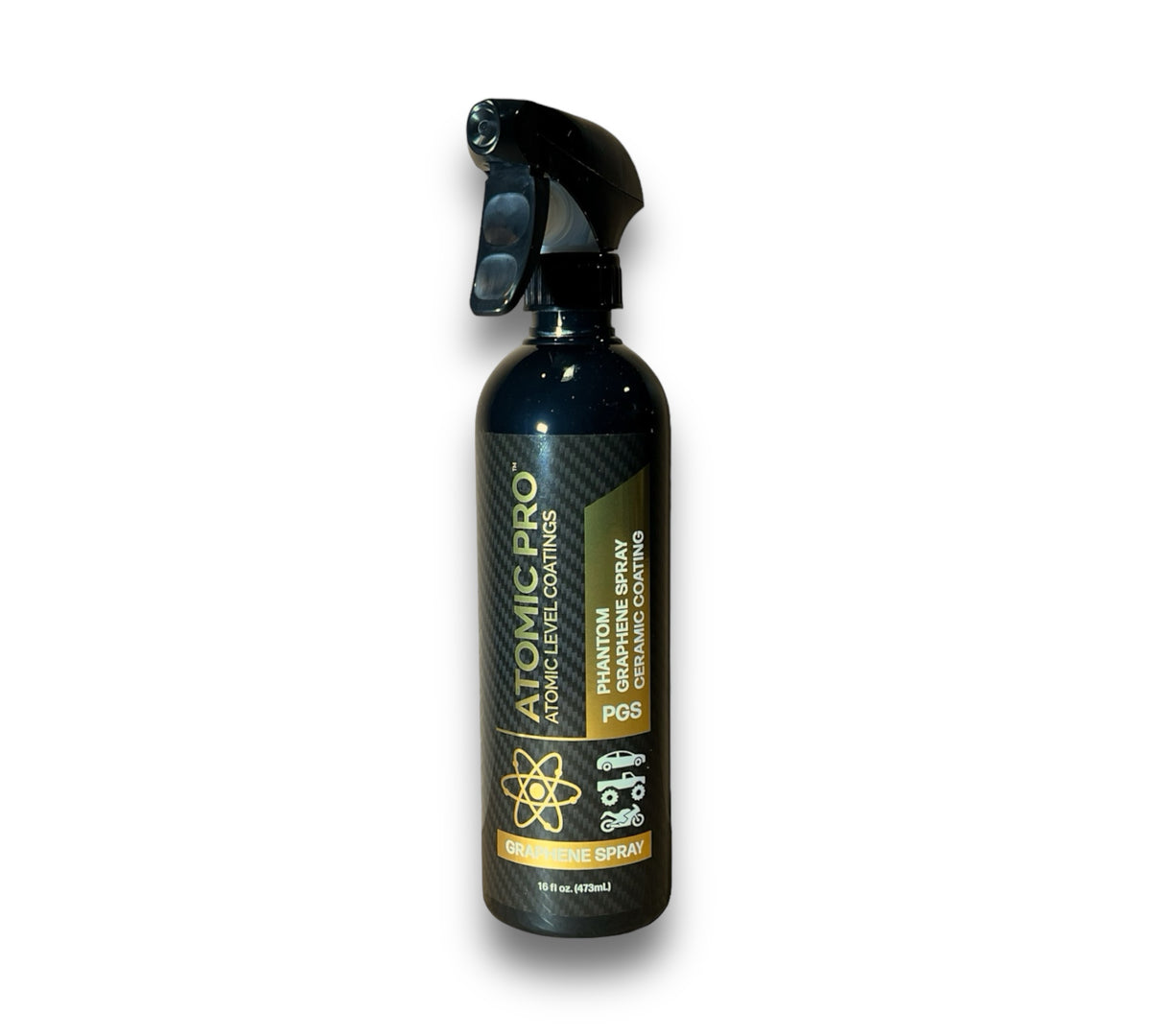ATOMIC PRO Phantom Graphene Ceramic Coating Spray is glossy, hydrophobic, and easy to use while lasting up to two years 