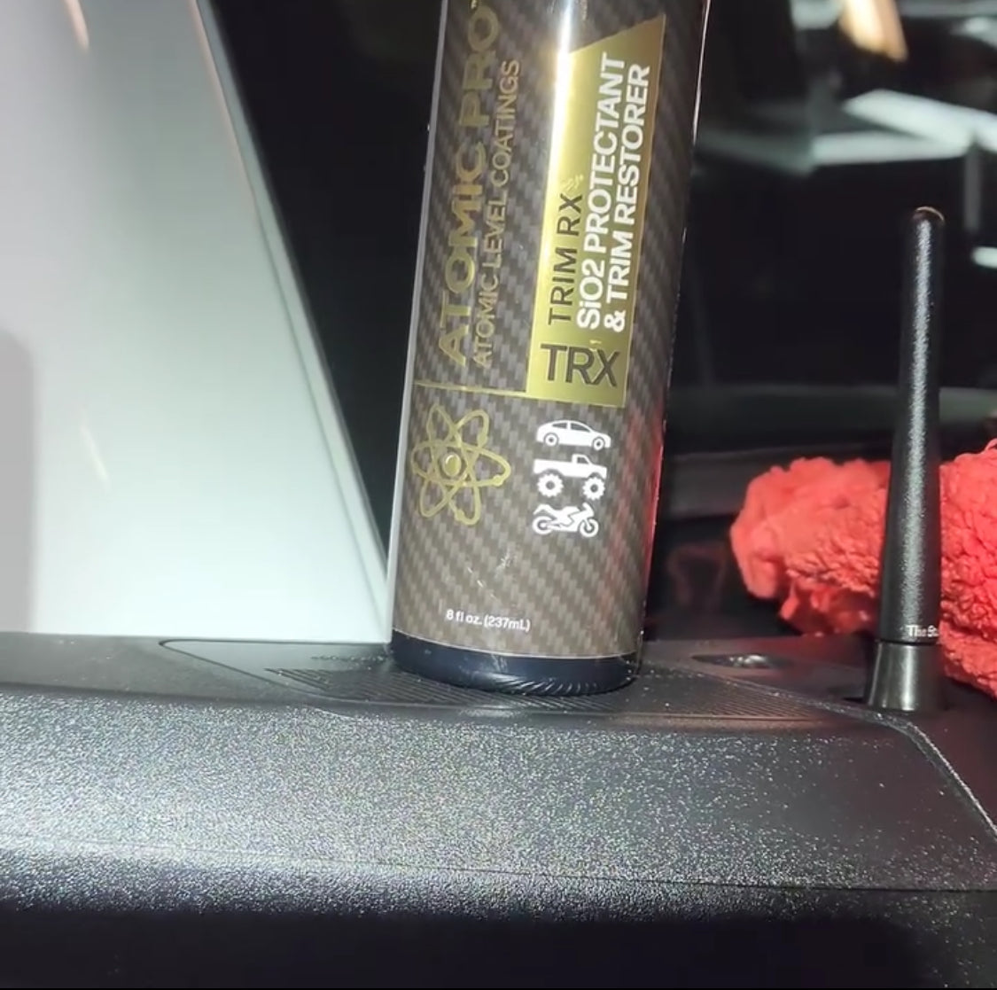ATOMIC PRO TRX will restore and protect your trim with our dye or pigment. 