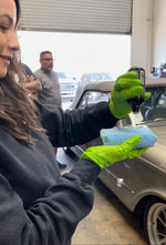Marina from BGT Professional Detailing in Upland CA. gets the first drop of ATOMIC PRO Borophene 10H 